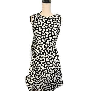 AB Studio black and white polka dot dress, size 4, good condition